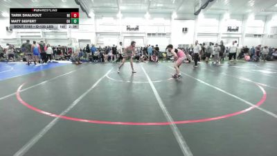 O-135 lbs Consolation - Tarik Shalhout, MI vs Matt Seifert, OH
