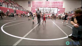 43 lbs Consi Of 16 #2 - Tate Compton, Watonga Youth Wrestling vs Peyton Vaughn, Lions Wrestling Academy