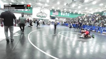 165 lbs Cons. Round 2 - Leon Fox, San Marcos vs David Estrada, Dos Pueblos