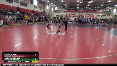 50 lbs Quarterfinal - Marek Ashburn, No Nonsense Wrestling vs Colt Calmus, Berge Elite Wrestling Academy