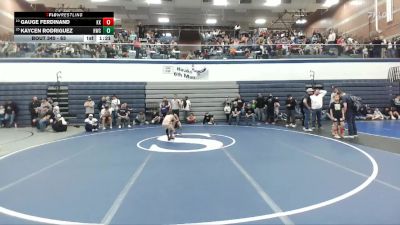 63 lbs Cons. Round 4 - Gauge Ferdinand, Kuna Klub vs Kaycen Rodriguez, Hawk Wrestling Club