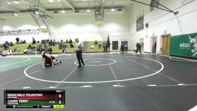 174 lbs Semifinal - Caden Terry, Moorpark vs Giancarlo Tolentino, Palomar