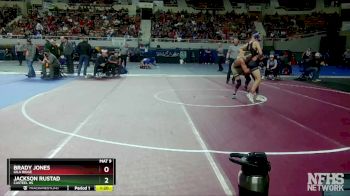 D1-126 lbs Semifinal - Brady Jones, Gila Ridge vs Jackson Rustad, Casteel HS