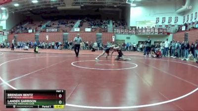 138 lbs Quarterfinal - Landen Garrison, Highland Wrestling Club vs Brendan Bentz, Club Madison Wrestling