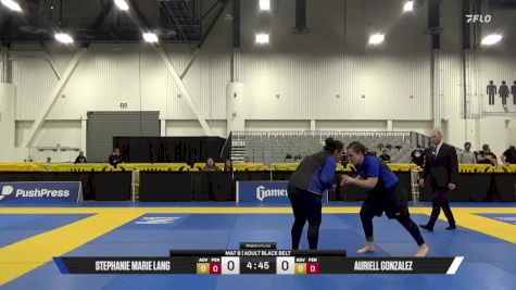 Auriell Gonzalez vs Stephanie Marie Lang 2025 World IBJJF Jiu-Jitsu No-Gi Championship