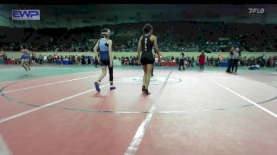 101 lbs Consi Of 16 #2 - A'miera Hill, Union Girls JH vs Avery Stilley, Enid Junior High