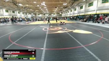 105 lbs Champ. Round 1 - Hadley Steinke, Governor Wrestling vs Mason Bazaldua, Team Champs