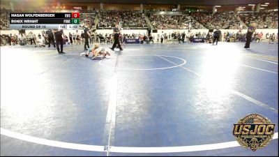 64 lbs Round Of 16 - Hagan Wolfenberger, Keystone Wrestling Club vs Ronix Wright, Powerhouse Gold