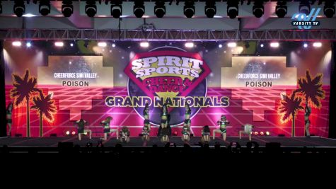 CheerForce Simi Valley - Poison [2025 L3 Senior Coed - Small Day 2] 2025 Spirit Sports Grand Nationals