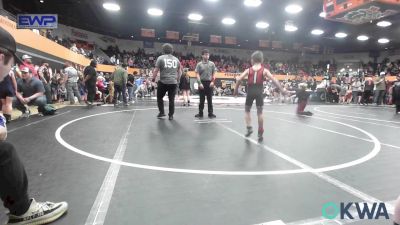 61 lbs Quarterfinal - Jack Williams, Tuttle Wrestling vs Christopher Kretchmar, Choctaw Ironman Youth Wrestling