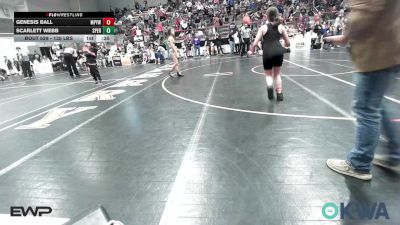 105 lbs Consolation - Harley Edwards, Locust Grove Youth Wrestling vs Joely Hunt, Vian Wrestling Club