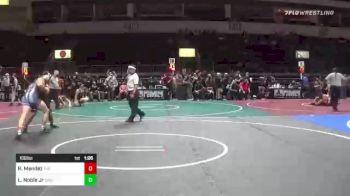 160 lbs Quarterfinal - Roman Mendez, The Club vs Lou Noble Jr, Creighton Trained WC