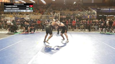 285 3A Champ. Round 1 - Derryl Godbolt, Buchholz vs Lauden Simon, Sarasota