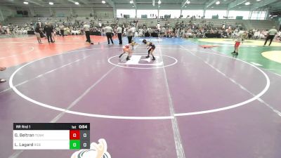 52 lbs Rr Rnd 1 - Gabriel Beltran, Team Maryland vs Luke Lagard, Ride Out Wrestling Club Green