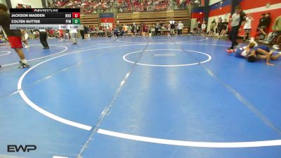 106 lbs Round Of 16 - Jackson Madden, Bixby JH Boys vs Colten Nutter, Pryor Tigers Wrestling