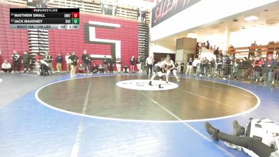 138 lbs Consi Of 8 #1 - Matthew Small, Smith Voc / Northampton vs Jack Mahoney, Duxbury