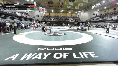 120 lbs Round Of 16 - Alex Choo, St Johns (TX) vs Luke Galipeau, Northfield Mt Hermon