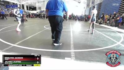 97-101 lbs Round 3 - Brielynn Jackson, Maize vs Jalynn Lausten, Blue Valley