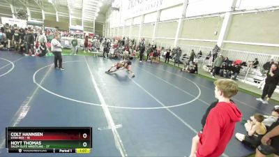 119 lbs Champ Round 1 (16 Team) - Hoyt Thomas, Salem Elite Wrestling vs Colt Hannsen, Utah Red