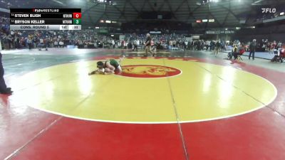 Boys 3A 165 lbs Cons. Round 5 - Steven Bligh, North Thurston vs Bryson Keller, Mount Vernon