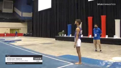 Anderson Detolve - Floor, Premier Gymnastics Academy West - 2021 USA Gymnastics Development Program National Championships