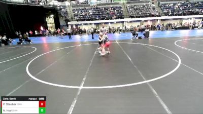 Girls 3rd-4th Grade - 71 Cons. Semis - Paisley Stauber, Iowa vs Niyah Hoyt, Sebolt Wrestling Academy