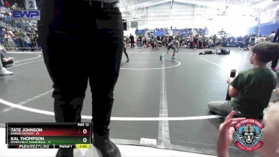 68 lbs Round 2 (4 Team) - Kal Thompson, Potentially Dangerous vs Tate Johnson, Kansas Mayhem