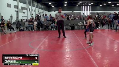 55 lbs Round 1 (8 Team) - Peyton Roy, Dundee Wrestling (MI) vs Andrew Huffman, Death Squad Wrest (IN)