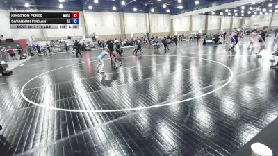 78 lbs Rr Rnd 2 - Kingston Perez, ATT / Mocco Wrestling vs Savannah Phelan, Lake Gibson