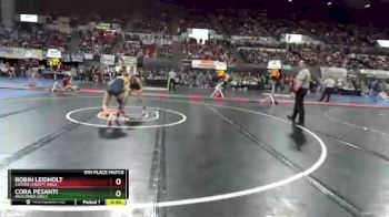 5th Place Match - Robin Leidholt, Custer County Girls vs Cora Pesanti, Anaconda Girls
