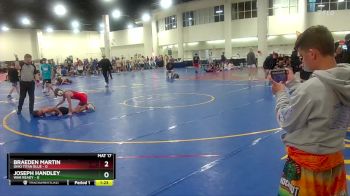 106 lbs Round 4 (6 Team) - Braeden Martin, Ohio Titan Blue vs Joseph Handley, War Ready