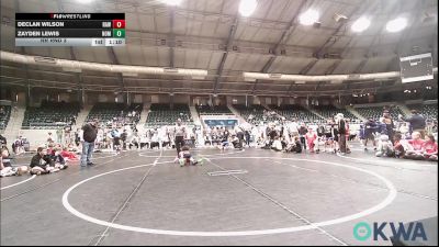 46 lbs Rr Rnd 3 - Declan Wilson, Raw Wrestling Club vs Zayden Lewis, Team Nomad