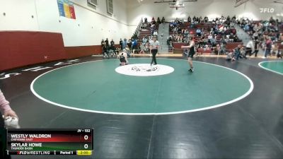 132 lbs Quarterfinal - Westly Waldron, Cheyenne East vs Skylar Howe, Thunder Basin