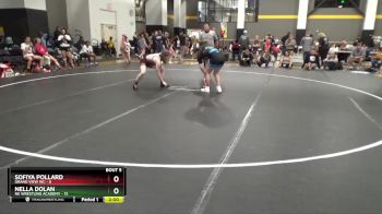 124 lbs Round 2 (6 Team) - Sofiya Pollard, Grand View WC vs Nella Dolan, NE Wrestling Academy