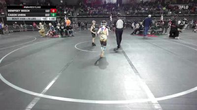 70 lbs Semifinal - Dempsey Beech, Eastern Junior Vikings vs Cason Uhrin, South Plainfield
