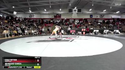 174 lbs Semifinal - Cole Ritter, Maryville vs Sevriano Garza, Ashland