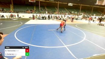 116 lbs 5th Place - Bryan Talamantes, Martinez School Of Wrestling vs Xavier Gutierrez, Wolfpack Wr Ac