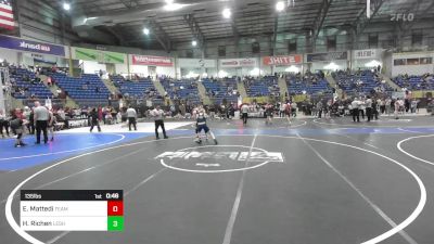 135 lbs Round Of 16 - Erin Mattedi, Team Grand Valley Elite vs Henry Richen, Lesher Middle School