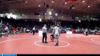 182 lbs Cons. Round 1 - Blayden Schomber, Southern Wells vs Nathan Shafer, New Castle