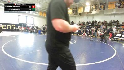 145 lbs Cons. Round 2 - Tiarra Bibbens, Oxnard vs Azaleah Bernal, Downey