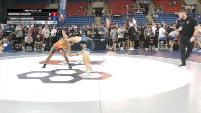 120 lbs Champ. Rd Of 128 - Jiovanni Chavez, AZ vs Emilio Albanese, PA