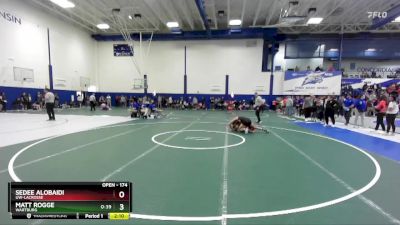 174 lbs Quarterfinal - Matt Rogge, Wartburg vs Sedee AlObaidi, UW-LaCrosse