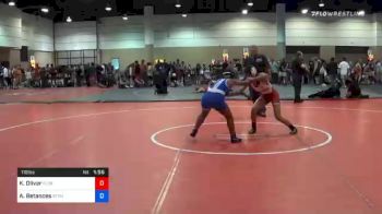 119 lbs Prelims - Kyla Oliver, Florida vs Ahmia Betances, The Storm Wrestling Center