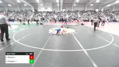 152 lbs Semifinal - Vida Beckel, CA vs Stella Steigler, VA