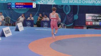 70 kg Qualif. - Landon Robideau, United States vs Zurab Abalaki, Georgia