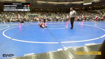 55 lbs Round Of 16 - Beckett Clapper, East Pennsboro Elementary vs Gabriel Acosta, El Paso Texas Wrestling Club