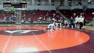 165 lbs Consi Of 16 #2 - Ryan Mann, Presbyterian vs Parker Kearns, The Citadel