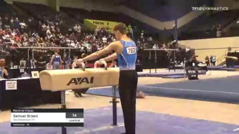 Samuel Brown - Pommel Horse, Southlake Gym TX - 2021 USA Gymnastics Development Program National Championships