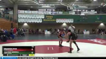 106 lbs Quarterfinal - Brandon Ryan, Murrieta Valley vs Santino Nonoca, San Clemente