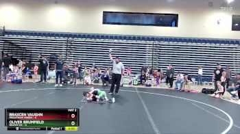 40 lbs Round 3 (4 Team) - Braxcen Vaughn, Midlothian Miners vs Oliver Brumfield, Reaper WC